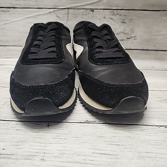 Rag & Bone Retro Runner Womens Size 38/7.5 Black White Athletic Shoes Sneakers - Picture 7 of 9